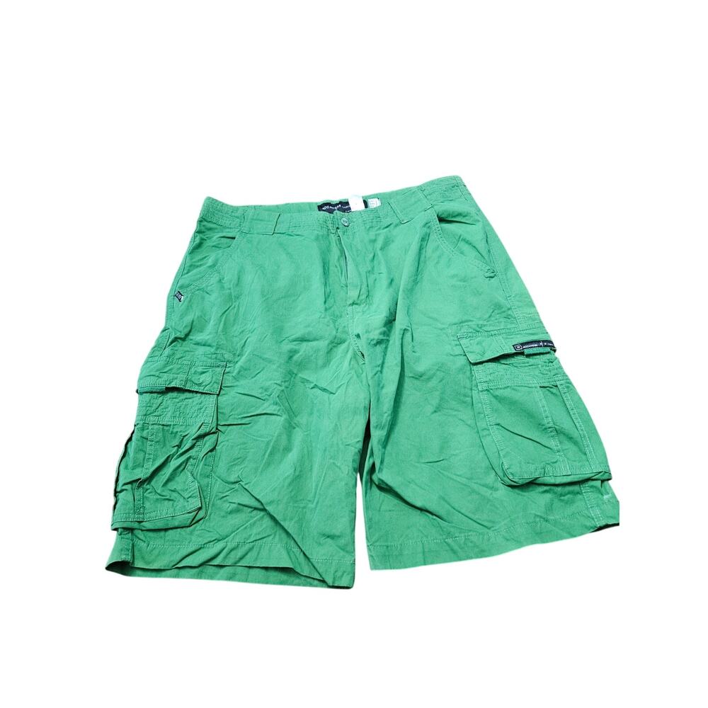 Rocawear Original Fit Cargo Shorts Green Mens Size 38 Y2K Hip Hop Streetwear